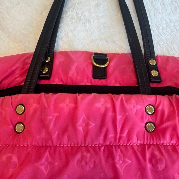 Louis Vuitton Scuba Cruiseline Embossed Monogram Neoprene Tote Bag Barbie Pink - Picture 10 of 16